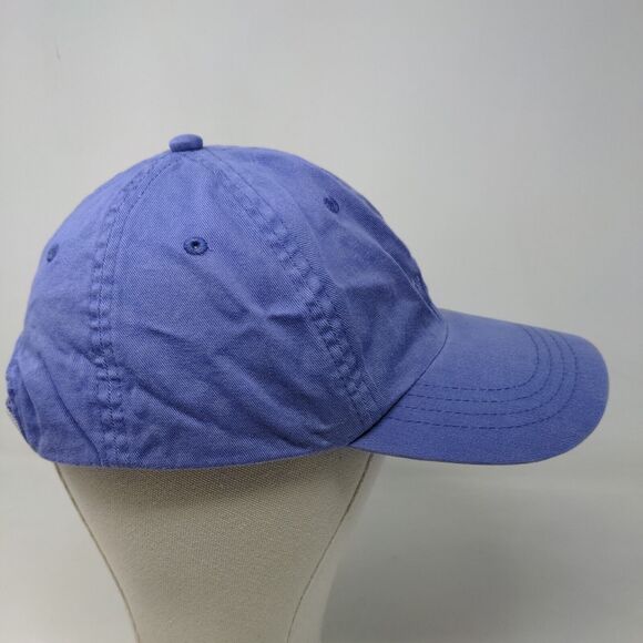 Distinctive Headwear Men's Strapback Hat Purple Embroidered Naples Dolphins Logo - Picture 4 of 8